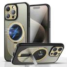 For iPhone 14 Pro Max Heat Dissipation Aromatherapy Holder Phone Case(Gold) - 1