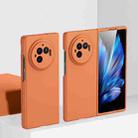 For vivo X Fold3 Skin Feel PC Full Coverage Shockproof Phone Case(Orange) - 1