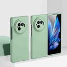For vivo X Fold3 Skin Feel PC Full Coverage Shockproof Phone Case(Mint Green) - 1