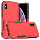 For iPhone X / XS 2 in 1 PC + TPU Phone Case(Red) - 1