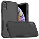 For iPhone XS Max 2 in 1 PC + TPU Phone Case(Black) - 1