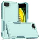 For iPhone SE 2022 / 2020 / 8 / 7 / 6 2 in 1 PC + TPU Phone Case(Light Green) - 1