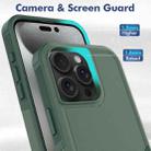 For iPhone 16 Pro Max 2 in 1 PC + TPU Phone Case(Dark Green) - 2