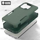 For iPhone 16 Pro 2 in 1 PC + TPU Phone Case(Dark Green) - 3