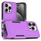 For iPhone 16 Pro 2 in 1 PC + TPU Phone Case(Purple) - 1