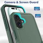 For iPhone 16 Plus 2 in 1 PC + TPU Phone Case(Dark Green) - 2