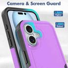 For iPhone 16 2 in 1 PC + TPU Phone Case(Purple) - 2