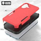 For iPhone 16 2 in 1 PC + TPU Phone Case(Red) - 3