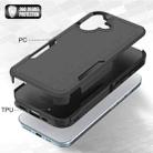 For iPhone 16 2 in 1 PC + TPU Phone Case(Black) - 3