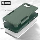 For iPhone 16e 2 in 1 PC + TPU Phone Case(Dark Green) - 3