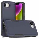 For iPhone 16e 2 in 1 PC + TPU Phone Case(Dark Blue) - 1