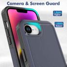 For iPhone 16e 2 in 1 PC + TPU Phone Case(Dark Blue) - 2