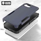 For iPhone 16e 2 in 1 PC + TPU Phone Case(Dark Blue) - 3