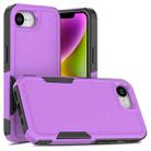 For iPhone 16e 2 in 1 PC + TPU Phone Case(Purple) - 1