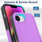 For iPhone 16e 2 in 1 PC + TPU Phone Case(Purple) - 2