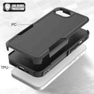 For iPhone 16e 2 in 1 PC + TPU Phone Case(Black) - 3