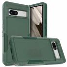 For Google Pixel 7a 2 in 1 PC + TPU Phone Case(Dark Green) - 1