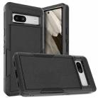 For Google Pixel 7a 2 in 1 PC + TPU Phone Case(Black) - 1