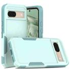 For Google Pixel 8a 2 in 1 PC + TPU Phone Case(Light Green) - 1