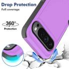 For Google Pixel 9 Pro XL 2 in 1 PC + TPU Phone Case(Purple) - 3