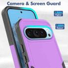 For Google Pixel 9 / 9 Pro 2 in 1 PC + TPU Phone Case(Purple) - 2