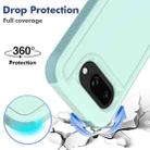 For Google Pixel 9a 2 in 1 PC + TPU Phone Case(Light Green) - 3
