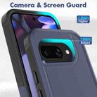 For Google Pixel 9a 2 in 1 PC + TPU Phone Case(Dark Blue) - 2