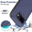 For Google Pixel 9a 2 in 1 PC + TPU Phone Case(Dark Blue) - 3