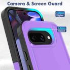 For Google Pixel 9a 2 in 1 PC + TPU Phone Case(Purple) - 2