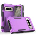 For Google Pixel Fold 2 in 1 PC + TPU Phone Case(Purple) - 1