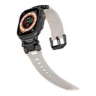 For Apple Watch SE 2023 44mm Explorer TPU Watch Band(Black Starlight) - 3