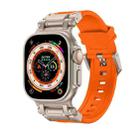 For Apple Watch Ultra 2 49mm Explorer TPU Watch Band(Titanium Orange) - 1