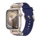 For Apple Watch Series 9 45mm Explorer TPU Watch Band(Titanium Blue) - 1