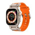 For Apple Watch Ultra 49mm Explorer TPU Watch Band(Titanium Orange) - 1