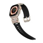 For Apple Watch Series 8 45mm Explorer TPU Watch Band(Titanium Black) - 3