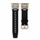 For Apple Watch SE 2022 44mm Explorer TPU Watch Band(Titanium Black) - 2