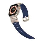 For Apple Watch SE 2022 44mm Explorer TPU Watch Band(Titanium Blue) - 3