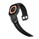 For Apple Watch Series 7 45mm Explorer TPU Watch Band(Black Black) - 3