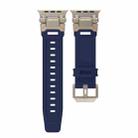 For Apple Watch Series 7 45mm Explorer TPU Watch Band(Titanium Blue) - 2