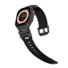 For Apple Watch SE 44mm Explorer TPU Watch Band(Black Black) - 3