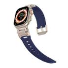 For Apple Watch SE 44mm Explorer TPU Watch Band(Titanium Blue) - 3