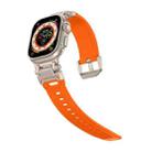 For Apple Watch Series 2 42mm Explorer TPU Watch Band(Titanium Orange) - 3