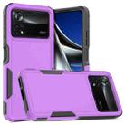 For Xiaomi Poco X4 Pro 5G 2 in 1 PC + TPU Phone Case(Purple) - 1