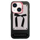 For iPhone 14 Sweet Cool Bow PC Phone Case(Bow Tie) - 1