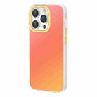 For iPhone 14 Pro Max TGVIS Grace Series Gradient Color Phone Case(Sunrise Orange) - 1