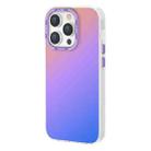 For iPhone 14 Pro Max TGVIS Grace Series Gradient Color Phone Case(Sunset Purple) - 1