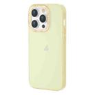 For iPhone 14 Pro TGVIS Grace Series Transparent Color Phone Case(Gold) - 1