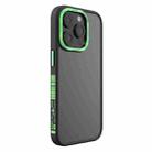 For iPhone 14 Pro TGVIS Vibrant Series Fashion Frame Phone Case(Black) - 1