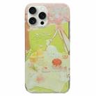 For iPhone 15 Pro Max Double Sided IMD Full Coverage TPU Phone Case(Cat Picnic Cake) - 1