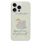 For iPhone 15 Pro Max Double Sided IMD Full Coverage TPU Phone Case(Hollow Bow Swan) - 1